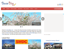 Tablet Screenshot of davaoblog.com